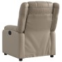 Sillón reclinable eléctrico de cuero sintético color capuchino de , Sillones - Ref: Foro24-3205142, Precio: 267,47 €, Descuen...