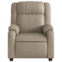 Sillón reclinable eléctrico de cuero sintético color capuchino de , Sillones - Ref: Foro24-3205142, Precio: 267,47 €, Descuen...