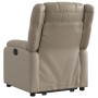 Sillón reclinable elevable cuero artificial color capuchino de , Sillones - Ref: Foro24-3205156, Precio: 287,15 €, Descuento: %