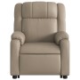 Sillón reclinable elevable cuero artificial color capuchino de , Sillones - Ref: Foro24-3205156, Precio: 287,15 €, Descuento: %