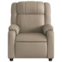 Sillón reclinable de masaje eléctrico cuero sintético capuchino de , Sillones - Ref: Foro24-3205149, Precio: 284,27 €, Descue...