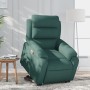 Sillón reclinable elevable tela verde oscuro de , Sillones - Ref: Foro24-3204986, Precio: 275,76 €, Descuento: %