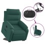 Sillón reclinable elevable tela verde oscuro de , Sillones - Ref: Foro24-3204986, Precio: 275,76 €, Descuento: %