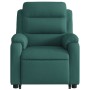 Sillón reclinable elevable tela verde oscuro de , Sillones - Ref: Foro24-3204986, Precio: 275,76 €, Descuento: %