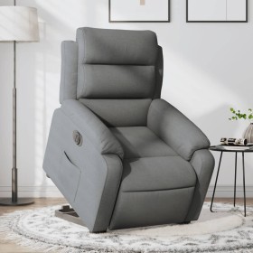 Sillón eléctrico reclinable elevable de tela gris oscuro de , Sillones - Ref: Foro24-3205005, Precio: 378,99 €, Descuento: %