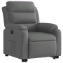 Sillón eléctrico reclinable elevable de tela gris oscuro de , Sillones - Ref: Foro24-3205005, Precio: 316,08 €, Descuento: %