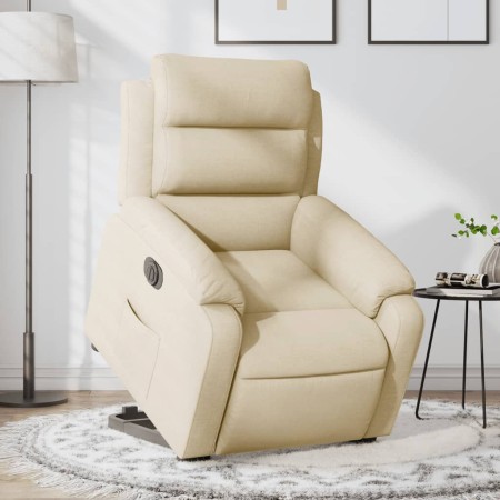 Cream Fabric Electric Liftable Recliner Chair by , Armchairs - Ref: Foro24-3205013, Price: 322,65 €, Discount: %