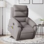 Liftable reclining electric massage chair taupe fabric by , Armchairs - Ref: Foro24-3205024, Price: 337,65 €, Discount: %