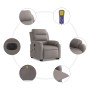 Liftable reclining electric massage chair taupe fabric by , Armchairs - Ref: Foro24-3205024, Price: 337,65 €, Discount: %