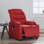 Sillón de masaje reclinable eléctrico de cuero artificial rojo de , Sillones - Ref: Foro24-3206597, Precio: 287,99 €, Descuen...