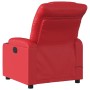 Sillón de masaje reclinable eléctrico de cuero artificial rojo de , Sillones - Ref: Foro24-3206597, Precio: 287,99 €, Descuen...