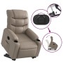 Sillón reclinable elevable cuero artificial color capuchino de , Sillones - Ref: Foro24-3206605, Precio: 292,99 €, Descuento: %