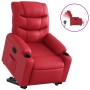 Sillón elevable eléctrico cuero artificial rojo de , Sillones - Ref: Foro24-3206618, Precio: 352,99 €, Descuento: %