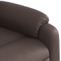 Sillón reclinable eléctrico de cuero sintético marrón de , Sillones - Ref: Foro24-3205252, Precio: 269,85 €, Descuento: %