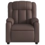 Sillón de masaje reclinable eléctrico cuero sintético marrón de , Sillones - Ref: Foro24-3205259, Precio: 289,41 €, Descuento: %