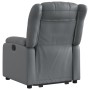 Sillón reclinable elevable cuero artificial gris de , Sillones - Ref: Foro24-3205267, Precio: 277,48 €, Descuento: %