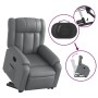 Gray artificial leather liftable recliner chair by , Armchairs - Ref: Foro24-3205267, Price: 277,48 €, Discount: %