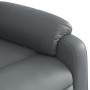 Sillón reclinable elevable cuero artificial gris de , Sillones - Ref: Foro24-3205267, Precio: 277,48 €, Descuento: %