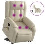 Electric lifting massage chair cream synthetic leather by , Armchairs - Ref: Foro24-3205286, Price: 338,99 €, Discount: %