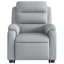 Sillón de masaje reclinable de pie de tela gris claro de , Sillones - Ref: Foro24-3204992, Precio: 255,54 €, Descuento: %