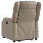 Sillón reclinable masaje pie cuero artificial color capuchino de , Sillones - Ref: Foro24-3205163, Precio: 303,76 €, Descuent...