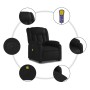 Black Artificial Leather Foot Massage Recliner by , Armchairs - Ref: Foro24-3205271, Price: 275,44 €, Discount: %