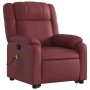 Sillón reclinable de masaje de pie cuero artificial rojo tinto de , Sillones - Ref: Foro24-3205161, Precio: 304,99 €, Descuen...