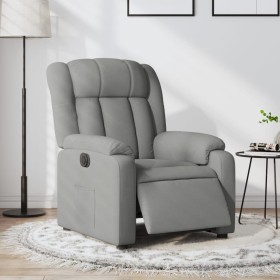 Sillón reclinable eléctrico tela gris claro de , Sillones - Ref: Foro24-3205292, Precio: 257,99 €, Descuento: %