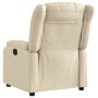 Sillón reclinable eléctrico de tela crema de , Sillones - Ref: Foro24-3205301, Precio: 249,97 €, Descuento: %