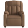 Sillón reclinable de masaje eléctrico tela marrón de , Sillones - Ref: Foro24-3205308, Precio: 290,99 €, Descuento: %