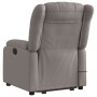 Liftable massage recliner taupe gray fabric by , Armchairs - Ref: Foro24-3205336, Price: 313,99 €, Discount: %