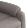 Liftable massage recliner taupe gray fabric by , Armchairs - Ref: Foro24-3205336, Price: 313,99 €, Discount: %