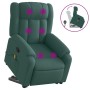 Silla de masaje reclinable de pie de tela verde oscura de , Sillones - Ref: Foro24-3205334, Precio: 394,40 €, Descuento: %