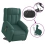 Silla de masaje reclinable de pie de tela verde oscura de , Sillones - Ref: Foro24-3205334, Precio: 394,40 €, Descuento: %