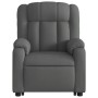 Silla de masaje reclinable de pie de tela gris oscuro de , Sillones - Ref: Foro24-3205329, Precio: 307,63 €, Descuento: %