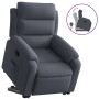 Dark gray velvet lift-up recliner by , Armchairs - Ref: Foro24-3205093, Price: 288,46 €, Discount: %