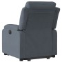 Dark gray velvet lift-up recliner by , Armchairs - Ref: Foro24-3205093, Price: 288,46 €, Discount: %