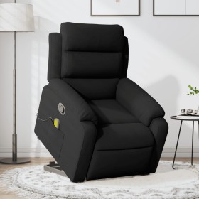 Black Velvet Liftable Massage Recliner by , Armchairs - Ref: Foro24-3205109, Price: 396,17 €, Discount: %