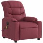 Sillón de masaje reclinable eléctrico tela rojo tinto de , Sillones - Ref: Foro24-3206639, Precio: 274,79 €, Descuento: %