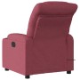 Sillón de masaje reclinable eléctrico tela rojo tinto de , Sillones - Ref: Foro24-3206639, Precio: 274,79 €, Descuento: %