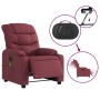 Sillón de masaje reclinable eléctrico tela rojo tinto de , Sillones - Ref: Foro24-3206639, Precio: 274,79 €, Descuento: %