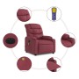 Sillón de masaje reclinable eléctrico tela rojo tinto de , Sillones - Ref: Foro24-3206639, Precio: 274,79 €, Descuento: %