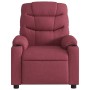 Sillón de masaje reclinable eléctrico tela rojo tinto de , Sillones - Ref: Foro24-3206639, Precio: 274,79 €, Descuento: %