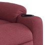 Sillón de masaje reclinable eléctrico tela rojo tinto de , Sillones - Ref: Foro24-3206639, Precio: 274,79 €, Descuento: %