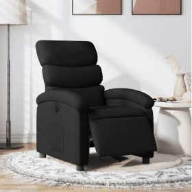 Sillón reclinable eléctrico de tela negro de , Sillones - Ref: Foro24-3203956, Precio: 247,93 €, Descuento: %