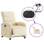 Sillón reclinable eléctrico de tela crema de , Sillones - Ref: Foro24-3203963, Precio: 247,74 €, Descuento: %