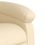 Sillón reclinable eléctrico de tela crema de , Sillones - Ref: Foro24-3203963, Precio: 247,74 €, Descuento: %