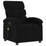 Sillón reclinable de masaje eléctrico tela negro de , Sillones - Ref: Foro24-3203968, Precio: 257,72 €, Descuento: %