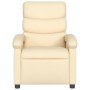 Cream fabric electric massage recliner by , Armchairs - Ref: Foro24-3203975, Price: 270,05 €, Discount: %