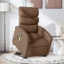 Brown Fabric Foot Recliner Massage Chair by , Armchairs - Ref: Foro24-3203994, Price: 274,44 €, Discount: %